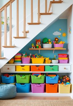 Staircase Storage Under Stairs Creative Toy Storage