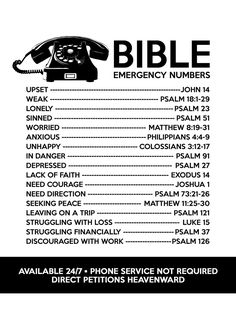 the bible is in black and white with an image of a phone on it's side