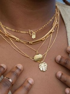 Gold Necklace - Delicate Twin Dot Gold Snake Chain Necklace - Kalili - ke aloha jewelry Gold Monstera Leaf, Hawaii Necklace, Delicate Gold Bracelet, Dainty Chain Necklace, Gold Snake Chain, Dot Necklace, Simple Hoop Earrings, Snake Chain Necklace, Gold Bead Necklace