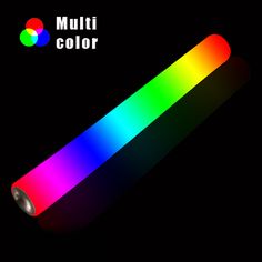 an image of a multicolored light coming out of the back of a tube