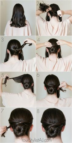 Fancy Buns, Ballet Hairstyles, 2020 Hairstyles, Hair School, Easy Bun, Easy Bun Hairstyles, Hair Bun Tutorial, Bun Tutorial, Easy Hair Updos