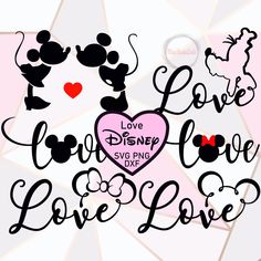 mickey and minnie love svg file