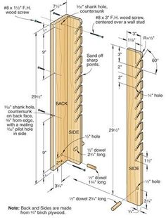 the diagram shows how to make a wooden door frame