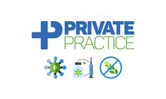 the logo for private practice, which is designed to look like an antibacternt