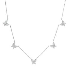 0.75 Carat Natural Diamond Butterfly Necklace 14K White Gold G SI 18 inches chain 100% Natural Diamonds, Not Enhanced in any way Round Cut Diamond Necklace 0.75CT G-H SI 14K White Gold, Pave style , 3.8 grams 7/16 inch in height, 7/16 inch in width 80 Diamonds N5481WD ALL OUR ITEMS ARE MADE TO ORDER. ALL ITEMS AVAILABLE TO BE ORDERED IN 14K WHITE, ROSE OR YELLOW GOLD UPON REQUEST. All Chains of Pendants and Necklaces Can be Requested in 16'' or 18'' Length. . This item is proudly handcrafted in Diamond Butterfly Necklace, Antler Necklace, Diamond Butterfly, Diamond Jewelry Store, Gold G, Rose Gold Chain, Gold Heart Necklace, Best Diamond, Butterfly Necklace