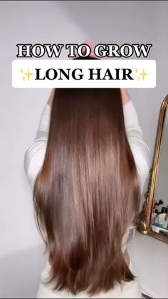 HOW TO GROW LONG HAIR #HAIR #HAIRCARE #SHORTS How I Grow My Hair, Healthy Hair Care Tips, How To Take Care Of Long Hair, How To Grow Out Your Hair, Hair Lengths Long, Wavy Hair Types, Homemade Hair Treatments, Titanium Flat Iron, Vietnamese Hair