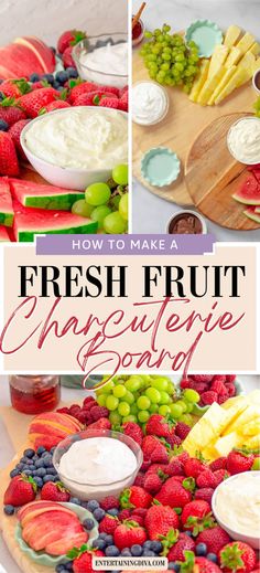 how to make fresh fruit cheese board