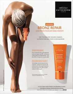 an advertisement for neutu's bronze repair product