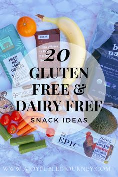 gluten free and dairy - free snack ideas