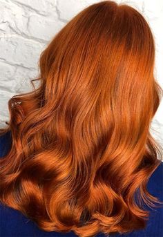 Pelo Color Cobre, Copper Orange Hair, Copper Hair Dye, Copper Hair Color Ideas, Wedding Hair Colors, Bright Red Hair, Dye Hair