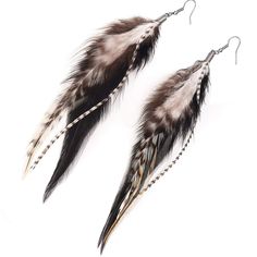 PRICES MAY VARY. Material: Natural feather Unique long feather earrings, handmade item, each one will be slight different from each other, but all feathers are well selected & inspected Various styles: These different styles chic earrings are eye-catching design, will let you get lots of compliments Elegant earring makes you the eye-catching centre, best gift choice for the girls you loved. Applicable to A Wide Range of Occasions: Can be used for a variety of occasions, such as Christmas, Mother Xmas Jewelry, Boho Jewelry Diy, Native American Earrings, Pheasant Feathers, Feather Crafts, Unusual Earrings, Clover Green, Chic Earrings, Jewelry Women