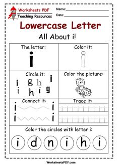 worksheet for preschool to learn how to write letters and numbers with pictures on it