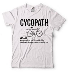 "Bicycle T-Shirt Funny Bicycle Bike Fan Cool Graphic Tee Shirt This ULTRA COTTON UNISEX T-shirt is made of Pre-shrunk 100% cotton, 6.1-ounce. * Seamless double-needle 7/8\" collar, Double-needle sleeves and hem, Taped neck and shoulders Our T Shirts and Hoodies are Printed by advanced technology Digital Printer on 100% Ultra Cotton tees and hoodies . We use waterbased textile ink, Safest ink type for everyone. Each T shirt is Made individually and double checked for quality before sending. #### Digital Printer, Bike Shirts, Cool Graphic Tees, Graphic Tee Shirt, Customise T Shirt, Birthday Gift Ideas, T Shirt Funny, Bicycle Bike, Graphic Tee Shirts