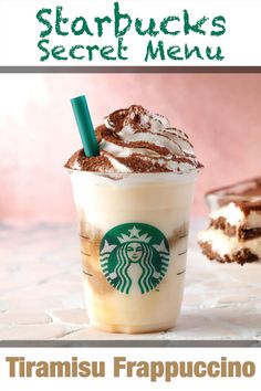 Starbucks Secret Menu Tiramisu Frappuccino Recipe At Home Starbucks, Starbucks Caramel Drinks, Caramel Drinks, Menu Coffee, Turtle Brownies, Make Drinks, Starbucks Orders, Special Drinks