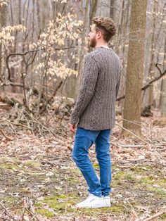 This cushy, unisex cardigan or pullover in eight teen and adult sizes (XS, S/M, L, 1X, 2X, 3/4X, 5X, 6X) is a fun, fast knit with deliciously easy-to-work texture all over. Knit flat in pieces from hem to neck, it has crew neck or V-neck options—and yes, pockets! The neck and front bands are completed with yummy ribbing for a soft finish. Intended to be worn with a slight drop shoulder and boxy/oversized fit, this sweater can easily be shared between mates if it doesn’t cause a squabble (but you Casual Knitting Pattern For Cold Fall Weather, Casual Knitting Pattern For Fall, Casual Long Sleeve Knitting Pattern For Cold Weather, Fitted Crew Neck Knitting Pattern For Fall, Casual Fitted Knitting Pattern For Fall, Casual Fitted Knitted Sweater, Casual Fitted Fall Knitting Pattern, Fitted Casual Knitted Outerwear, Snug Long Sleeve Knit Sweater