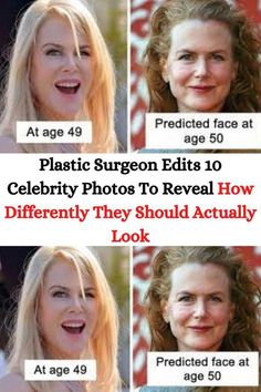 many different pictures of women smiling and looking at the same person's face as they look