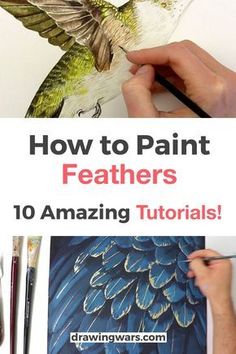 how to paint feathers in 10 easy steps with step by step instructions for beginners