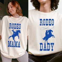 Western Mama and Dad Comfort Colors® Mama Shirt,Western Mama Shirt,Rodeo Daddy Tee, Matching Birthday Tee,Western Cowboy Matching Mom Dad Te Comfort Colors C1717 Unisex Shirt ✨ SIZE GUIDELINES ✨ - This shirt fits true to size - If you want a comfortably fitted look, I recommend sticking with your regular t-shirt size - If you want a slightly oversized fit, I recommend sizing up one size - If you want a true oversized fit, I recommend sizing up two to three sizes ✨ You can contact me for more color, size and product options 💝 PRODUCT DETAILS 💝 - 100% ring-spun cotton - Medium fabric (6.1 oz/yd² (206.8 g/m - Relaxed fit - Sewn-in twill label 💝 CARE INSTRUCTIONS 💝 - Machine wash: cold (max 30C or 90F) - Do not bleach - Tumble dry: low heat - Do not iron directly on design - Do not dryclea Matching Mom, Birthday Tee, Comfort Colors Shirt, Shirt Fits, Mama Shirt, Western Cowboy, Dad To Be Shirts, Mom Dad, Unisex Shirt