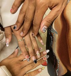 Maria Beltre, Matching Nails, Natural Nail Designs, Mens Nails, Fancy Nails Designs, Hello Kitty Nails, Long Acrylic Nails Coffin, Short Acrylic Nails Designs