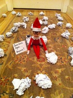 Get ready to sprinkle a dash of holiday magic into your home with the best Elf on the Shelf ideas! 65 easy ideas you can do in minutes! Snow Ball, 12 December