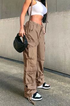 Streetwear Cargo Pants, Casual Cargo Pants, Denim Cargo Pants, Moda Jeans