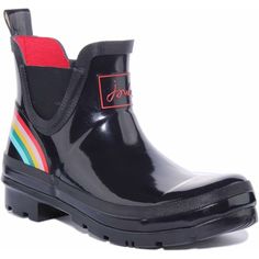 Joules Wellybob Chelsea Gloss Ankle Rain Boots Blue Rainbow Size Eu 37 Us 6 New New With Tags! Description Thoughtfully Designed To Have The Look Of A Chelsea Boot, But With All The Rainy-Day Features You'd Ever Want, Our Wellibobs Are The Perfect Way To Style Out Any Downpour! They're Crafted From 100% Rubber, They Are Fully Waterproof With A Water-Dispersing Outsole And Have An Easy Wipe-Clean Construction So Keeping Them In Tip-Top Condition Will Be A Breeze. The Short Height And Elasticated Joules Rain Boots, Short Height, Rain Boots Women, Ankle Rain Boots, Swim Shoes, Chelsea Ankle Boots, Blue Rainbow, Distressed Black Jeans, Chelsea Boot