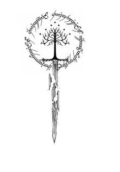 Middle Earth Tattoo Ideas, Lotr Minimalist, Lord Voldemort Tattoo, Lord Of The Ring Tattoo