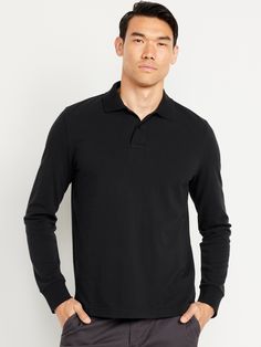 spread collar long sleeves buttoned placket vented sides pull-over style rib-knit trim relaxed fit hits below waist model is approx.  6'1" and wears size mmachine wash according to the care instruction label