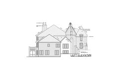 an architectural drawing of a house with the words let's elevation written on it