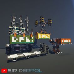 an animated image of some sort of city