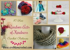 there are many crocheted items on this page