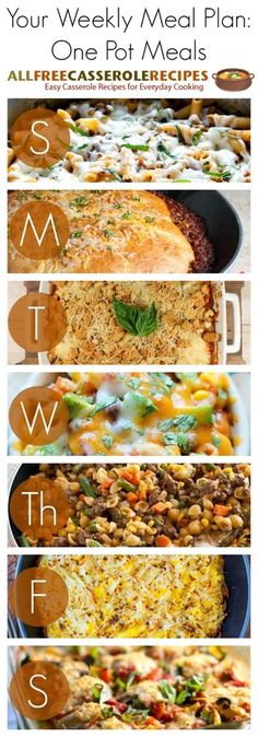 the ultimate meal plan for one pot meals