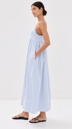 Jenni Kayne Cove Dress | Shopbop Jenni Kayne Aesthetic, Unlined Relaxed Fit Cotton Dress, Spring Stretch Dresses With Side Pockets, Spring Dresses With Side Pockets And Stretch, Stretch Dresses With Side Pockets For Spring, Chic Cotton Dress With Side Pockets, Chic Cotton Dresses With Side Pockets, Spring Cotton Dresses With Side Pockets, Stretch Cotton Dresses With Pockets