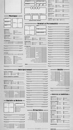 a black and white poster with some type of information on it's back side