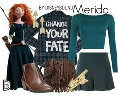 Merida Inspired Outfits, Brave Costume, Merida Costume, Designer Disney