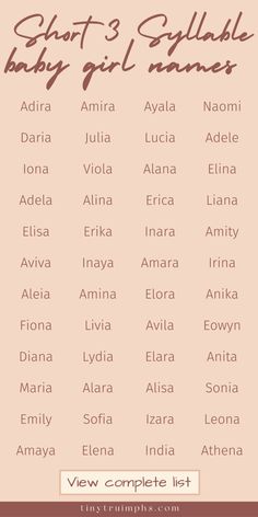 the baby girl names and their meanings are shown in this font file, which is also available