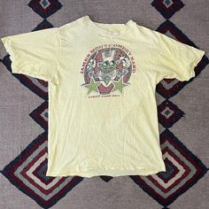 Vintage 1970s James Montgomery Band T-Shirt. First Time Out was their first album in 1973. Boston rock band. Shredded collar, sleeves, and bottom edge. Small holes and small stains. It fits like an XS/S. Measurements Pit to Pit: 18" Length: 26" We ship Monday through Friday. If there is a problem with the item, just contact us and we will resolve it. We examine the items carefully but sometimes make mistakes. We have been selling vintage clothing on different online platforms since 2003. Band Rock, Concert T Shirt, Band T Shirts, Rock Concert, Concert Tshirts, Time Out, Vintage 70s, Rock Bands, First Time