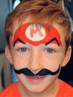 Face Paint Kids Halloween, East Face Paint Ideas, Face Painting For Boys Easy, Easy Boy Face Paint, Face Painting Ideas For Kids Boys, Halloween Face Paint Kids, Face Painting Boys