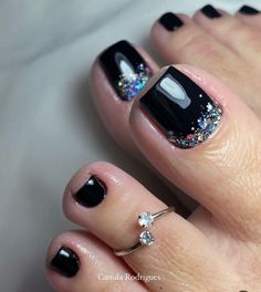 Glitter Toe Nails, Ballerina Nails Designs, Quick Nail Art