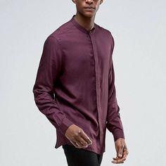 Brand New Never Been Worn Purple Black, Casual Shirts For Men, Button Down Shirts, Color Purple, Casual Button Down Shirts, Button Downs, Asos, Mens Shirts, Man Shop