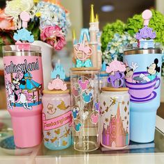 Fantasyland Inspired Reusable Drinkware Pokemon Tins, Cup Business, Disney Cups, Disney Souvenirs, Disney Trip Planning, Disney Home, Cute Cups, Glass Straws, Fun Cup