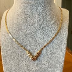 Beverly Hills Gold: This Stunning Real 14k. Gold V Shaped 16” Inch Necklace. Diamond Round Cut Design Has Elegant Feel To It Lays Flat On Neck Vintage Rare Hard To Find It Is Preowned But Never Been Used Or Worn Perfect Condition All Sales Are Final Sold As Is No Returns Or Refunds No Exceptions Sophisticated With Unique Shape To Have In Your Jewelry Box Or Wear. V Shaped Necklace, 16 Inch Necklace, Necklace Diamond, Cut Design, Vintage Colors, V Shape, Beverly Hills, Womens Jewelry Necklace, Round Cut