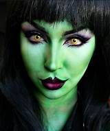 Witch makeup | Witch halloween Green Makeup Halloween, Color Contacts For Halloween, Sugar Skull Face, Halloween Crafts Preschool, Cruella Deville