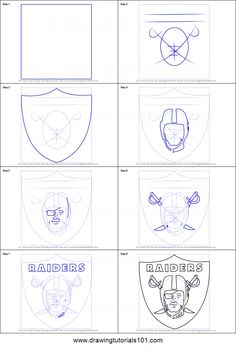 how to draw football helmets for kids