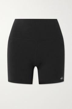 Alo Yoga's pieces are designed for every activity - whether you're on the Pilates mat daily or enjoy hiking in nature. These 5-inch shorts are cut from the label's signature moisture-wicking 'Airbrush' fabric to sculpt and lift without feeling restrictive. The wide, high-rise waistband will stay in place throughout workouts. Alo Yoga Shorts, Alo Yoga Nylon Training Bottoms, Alo Yoga Black Shorts With Built-in Shorts, Moisture-wicking Functional Alo Yoga Bottoms, Functional Moisture-wicking Alo Yoga Bottoms, Recycled Polyester Activewear For Outdoor Activities, Recycled Polyester Short Activewear For Outdoor Activities, Alo Yoga Athletic Shorts For Workout, Compressive Short Length Activewear For Outdoor