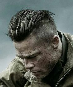 Fury 2014, Brad Pitt Haircut, Fury Movie, Best Undercut Hairstyles, Brad Pitt Hair, Beyonce Hair