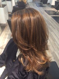 Red To Light Brown Hair, Light Brown Copper Highlights, Highlights On Light Brown Hair Straight, Fall Hair Colors For Fair Skin, Haircolors Idea, Ginger Balayage On Brown Hair, 2000s Hair Color, Ginger Highlights In Brown Hair, Amber Highlights