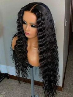 Product Details Type Wear Go Pre Cut Lace Wig Density 180% Hair Color #1b Natural color Knots Unbleached (Need Bleached Knots??Click Here) Texture Straight/Body Wave/Water Wave/Kinky Curly/Deep Wave/Loose Deep... Hair Quality 100% Virgin Hair from One Donor, Can be dyed, bleached Lace Swiss HD Lace Hairline Pre-plucked Natural Hairline Wig Cap Dome cap with elastic band, No combs inside Cap Size Medium Size Cap (22.5-23inch) Last For One more year Processing 1-10 Working Days before shipment Del Wig On Black Women, Beach Wave Wig, Curly Black Wig, Wigs For Black Women Long, Wigs For Black Women Curly, Whatsapp Text, Crystal Lace, Lace Fronts, Beach Wave