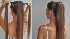 Barbie Hairstyles Real Life Ponytail, Diy Barbie Ponytail, Ponytail Hairstyles Step By Step, How To Make Barbie Ponytail, Party Ponytail Tutorial, Barbie Ponytail Hair Tutorial, High Ponytail Hairstyles Tutorial Videos, Voluminous Ponytail Tutorial, Full Ponytail Trick