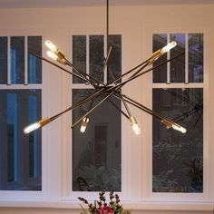 UHP2070 Urban Industrial Chandelier, 19-5/8H x 42-3/8W, Olde Bronze Finish, Miami Collection - Urban Ambiance Industrial Chandelier, Bronze Chandelier, Chandelier Style, Miami Design, Lighting Store, Ceiling Lighting, Modern Chandelier, Modern Industrial, Luxury Vintage